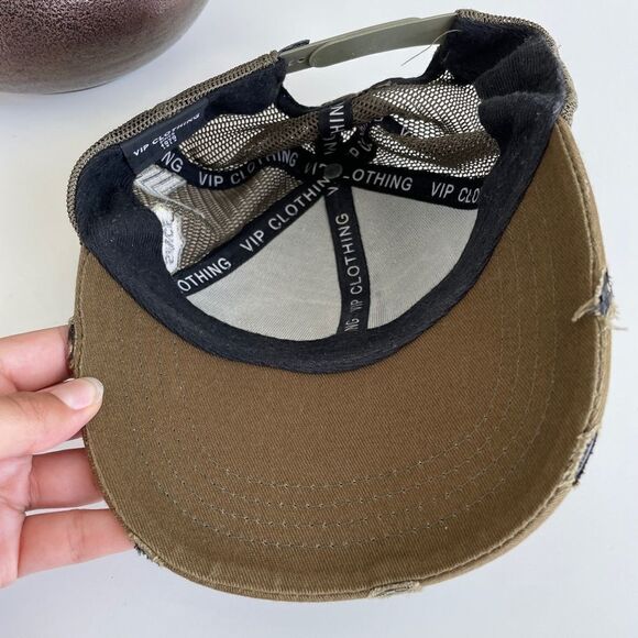 VIP Clothing 1979 Army green Patch Baseball Cap - Picture 6 of 7